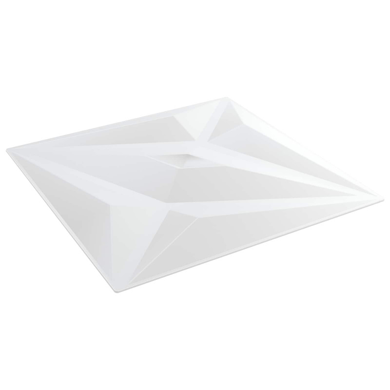 Panele ścienne 12 pcs Biała gwiazda 50 x 50 cm Pianka XPS