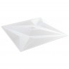 Panele ścienne 24 pcs Biała gwiazda 50 x 50 cm Pianka XPS