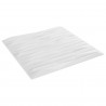Panele ścienne 12 pcs Biały Kamień 50 x 50 cm Pianka XPS