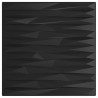 Panele ścienne 48 pcs Czarny kamień 50 x 50 cm Pianka XPS