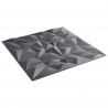 Panele ścienne 24 pcs Ametyst szary 50 x 50 cm Pianka XPS