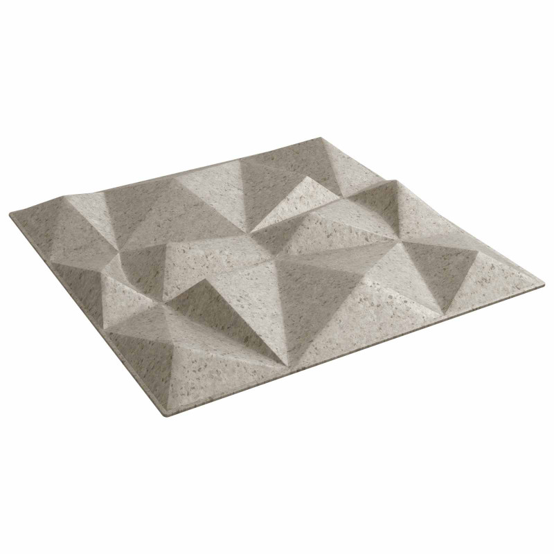 Panele ścienne 12 pcs Beton diamentowy 50 x 50 cm Pianka XPS