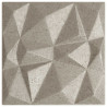 Panele ścienne 12 pcs Beton diamentowy 50 x 50 cm Pianka XPS