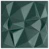 Panele ścienne 12 pcs Zielony diamentowy 50 x 50 cm Pianka XPS