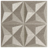 Panele ścienne 12 pcs Beton origami 50 x 50 cm Pianka XPS