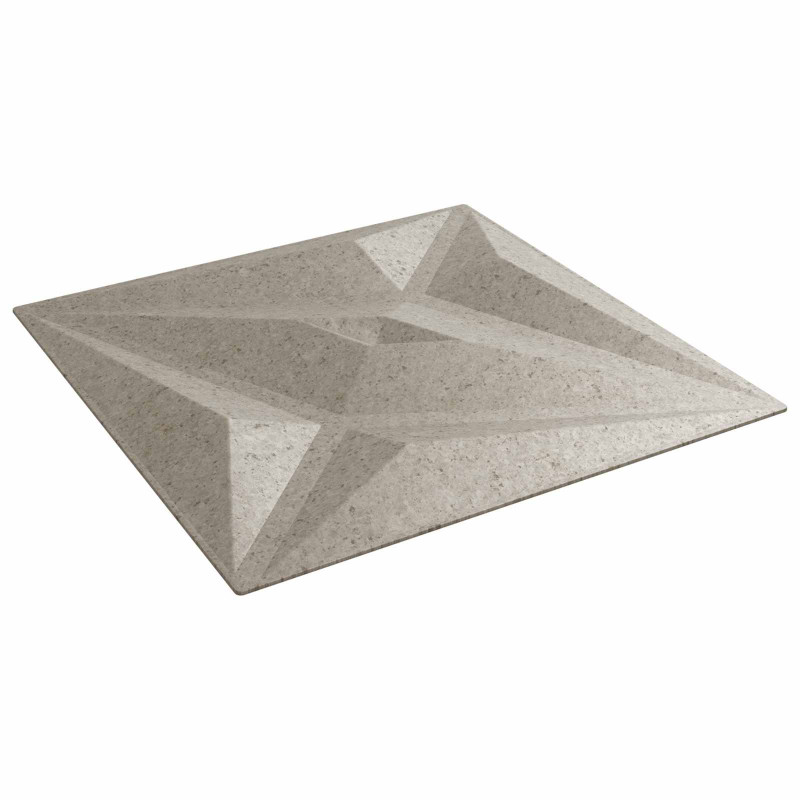 Panele ścienne 48 pcs Beton gwiazdy 50 x 50 cm Pianka XPS