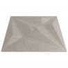 Panele ścienne 48 pcs Beton gwiazdy 50 x 50 cm Pianka XPS