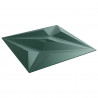 Panele ścienne 24 pcs Zielona gwiazda 50 x 50 cm Pianka XPS