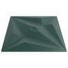 Panele ścienne 48 pcs Zielona gwiazda 50 x 50 cm Pianka XPS