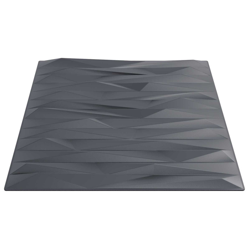 Panele ścienne 12 pcs Szary Kamień 50 x 50 cm Pianka XPS