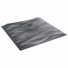 Panele ścienne 48 pcs Szary Kamień 50 x 50 cm Pianka XPS