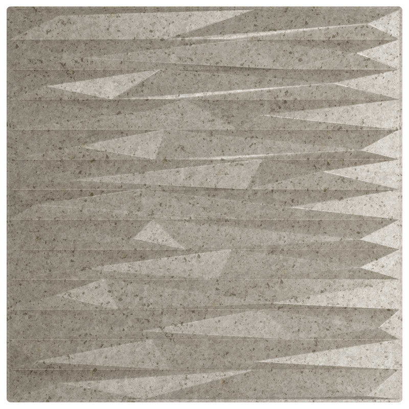 Panele ścienne 48 pcs Beton kamienny 50 x 50 cm Pianka XPS