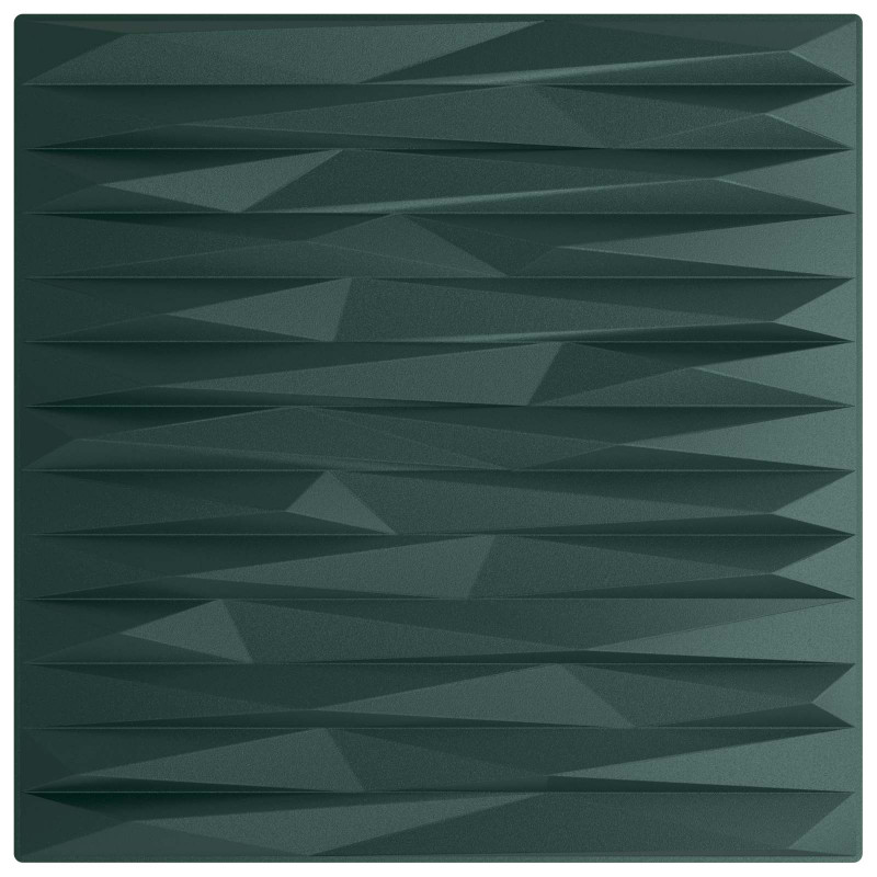 Panele ścienne 24 pcs Zielony kamień 50 x 50 cm Pianka XPS