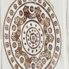 Dekoracja artystyczna 2 pcs Brązowy i biały 40 x 40 x 1,5 cm