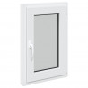 Okno piwniczne RISOR 50 x 75 cm PVC i szkło Biały