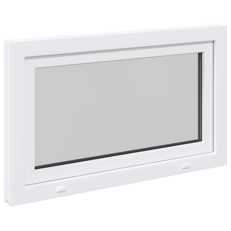Okno piwniczne RISOR 100 x 70 cm PVC i szkło Biały