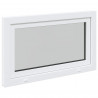 Okno piwniczne RISOR 100 x 70 cm PVC i szkło Biały