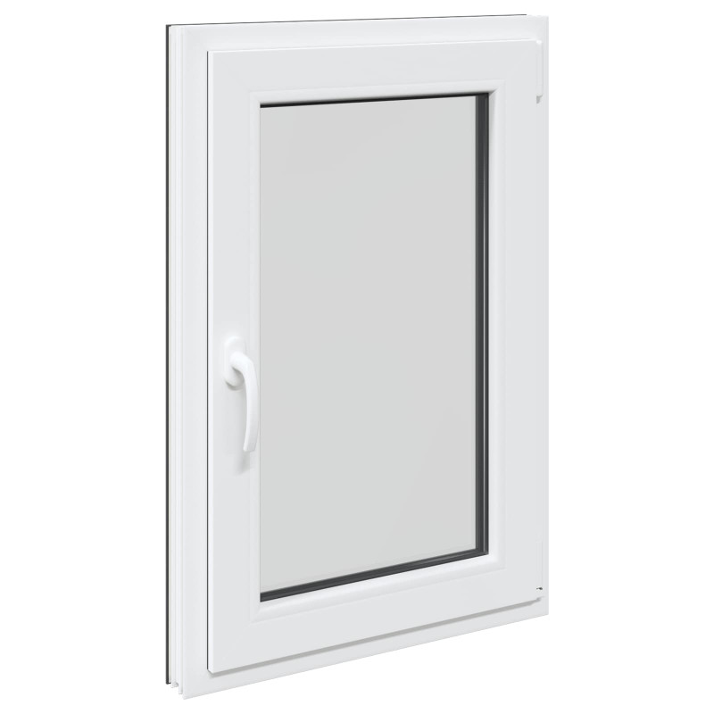 Okno piwniczne RISOR 60 x 80 cm PVC i szkło antracytowy