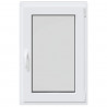 Okno piwniczne RISOR 60 x 80 cm PVC i szkło antracytowy