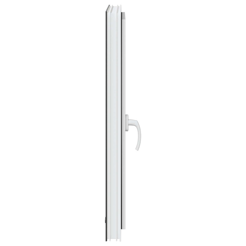 Okno piwniczne RISOR 60 x 80 cm PVC i szkło antracytowy