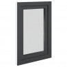Okno piwniczne RISOR 60 x 80 cm PVC i szkło antracytowy