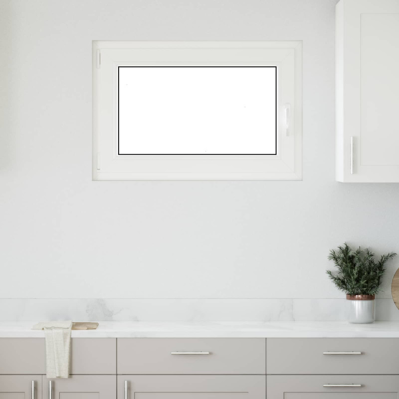 Okno piwniczne RISOR 90 x 60 cm PVC i szkło antracytowy