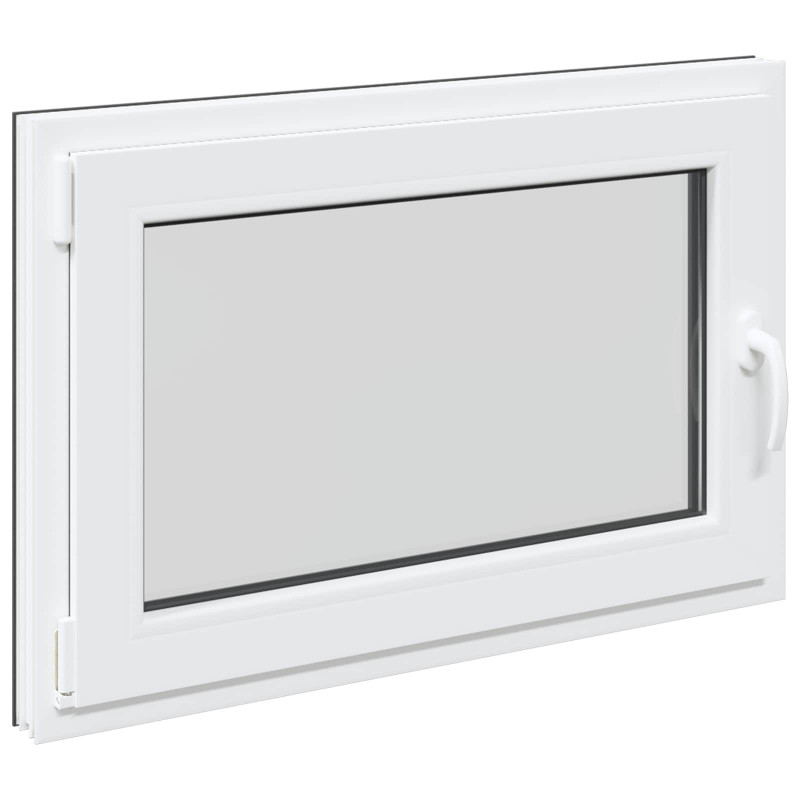 Okno piwniczne RISOR 90 x 60 cm PVC i szkło antracytowy