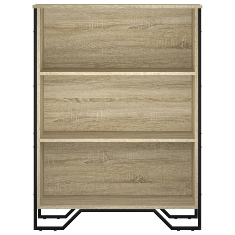 Regał, dąb sonoma, 80x31x106 cm, materiał drewnopochodny