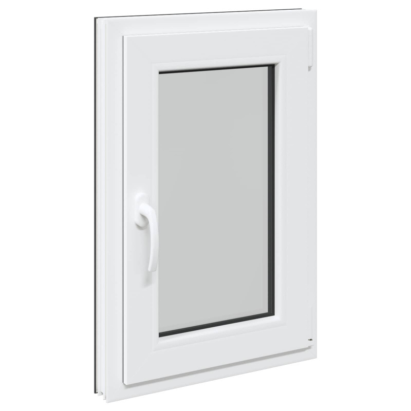 Okno piwniczne RISOR 50 x 75 cm PVC i szkło antracytowy