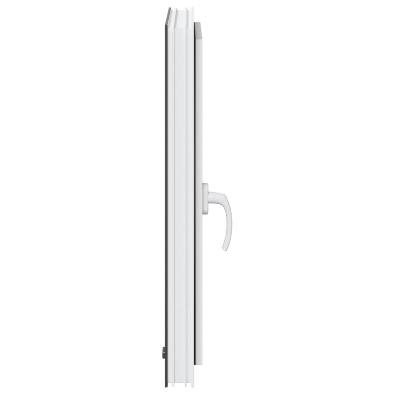 Okno piwniczne RISOR 50 x 75 cm PVC i szkło antracytowy