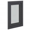 Okno piwniczne RISOR 50 x 75 cm PVC i szkło antracytowy