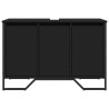 Szafka pod umywalkę, czarna, 91x35x60 cm