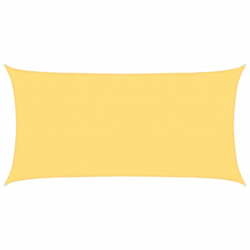 Żagiel ogrodowy HDPE, prostokątny, 2x4 m, beż