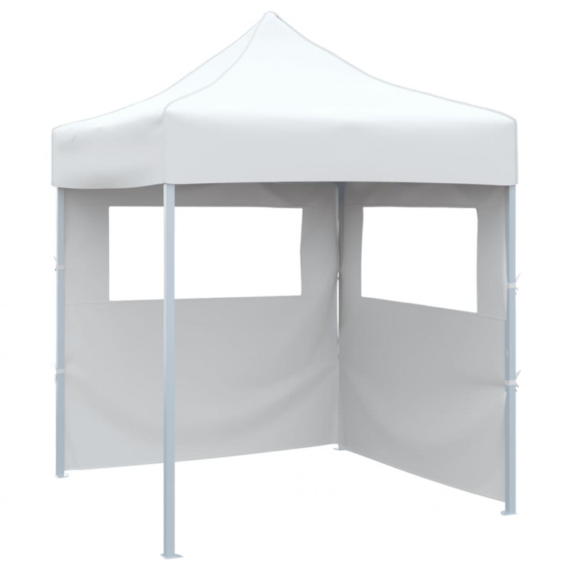 Profesjonalny, składany namiot imprezowy, 2 ściany, 2x2 m, stal