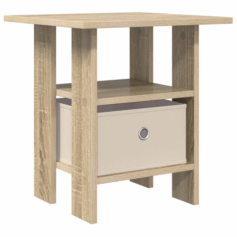 Stolik nocny Dąb Sonoma 41 x 40 x 45 cm Materiał drewnopochodny