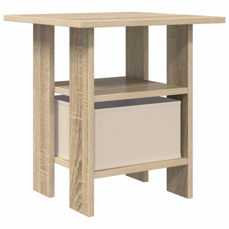Stolik nocny Dąb Sonoma 41 x 40 x 45 cm Materiał drewnopochodny