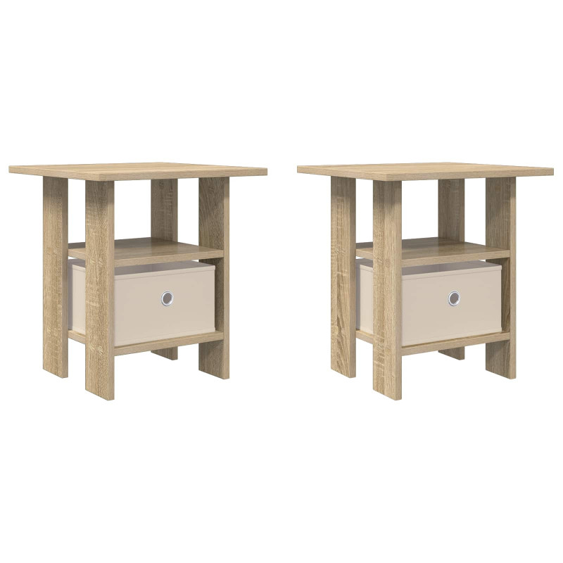 Stolik nocny z szufladą 2 pcs Dąb Sonoma 41 x 40 x 45 cm