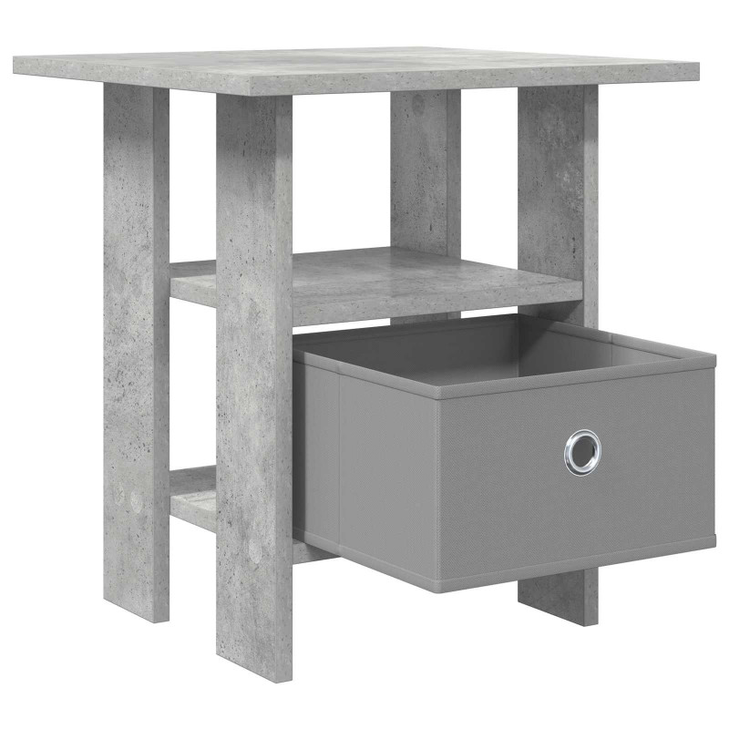 Stolik nocny z szufladą 2 pcs Betonowy szary 41 x 40 x 45 cm
