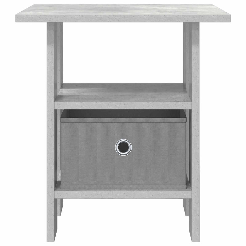 Stolik nocny z szufladą 2 pcs Betonowy szary 41 x 40 x 45 cm