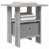 Stolik nocny z szufladą 2 pcs Szary Sonoma 41 x 40 x 45 cm