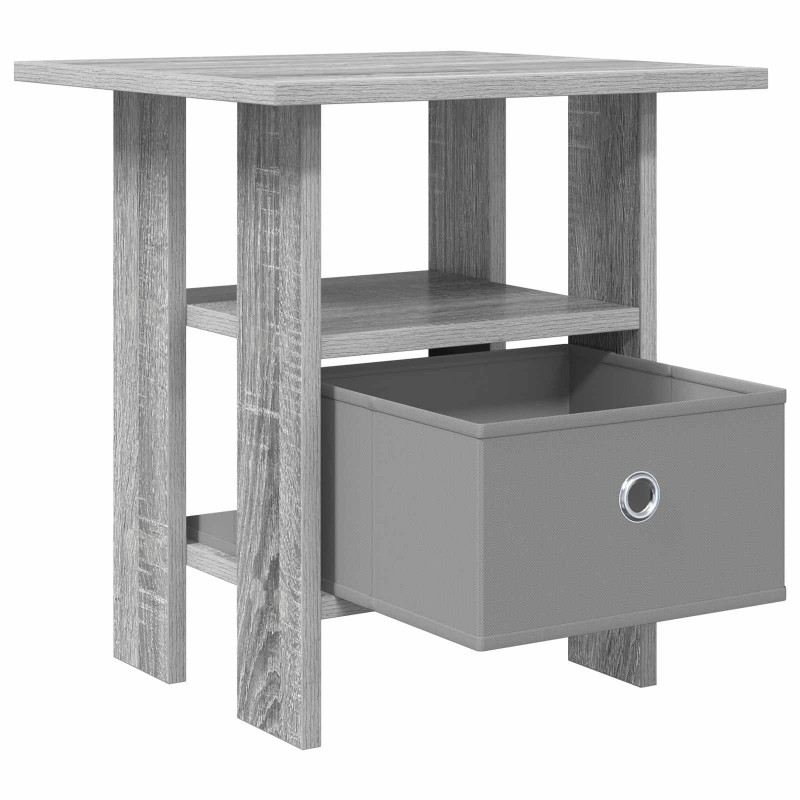 Stolik nocny z szufladą 2 pcs Szary Sonoma 41 x 40 x 45 cm
