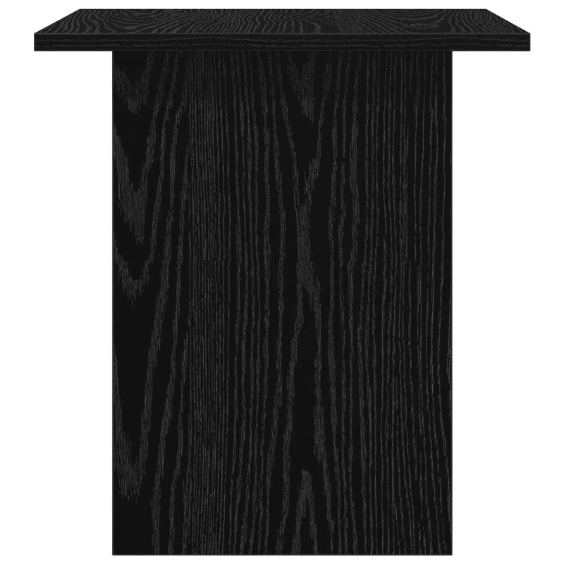 Stolik nocny Czarny Dąb 41 x 40 x 45 cm Materiał drewnopochodny