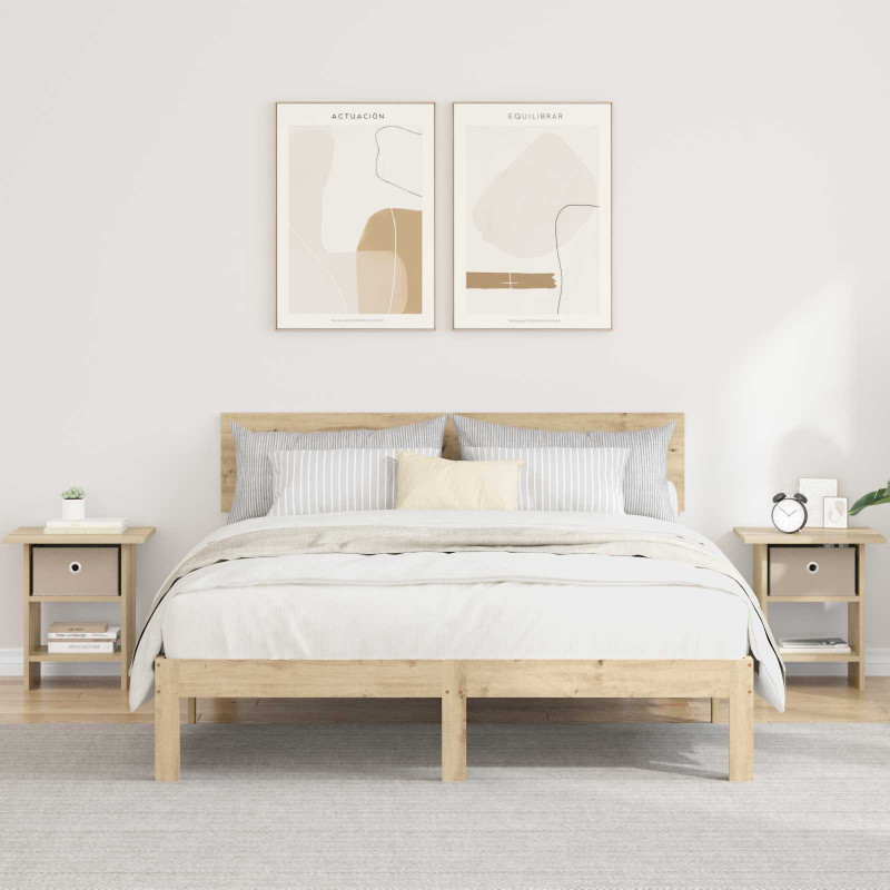 Stolik nocny z szufladą 2 pcs Dąb Sonoma 41 x 40 x 45 cm