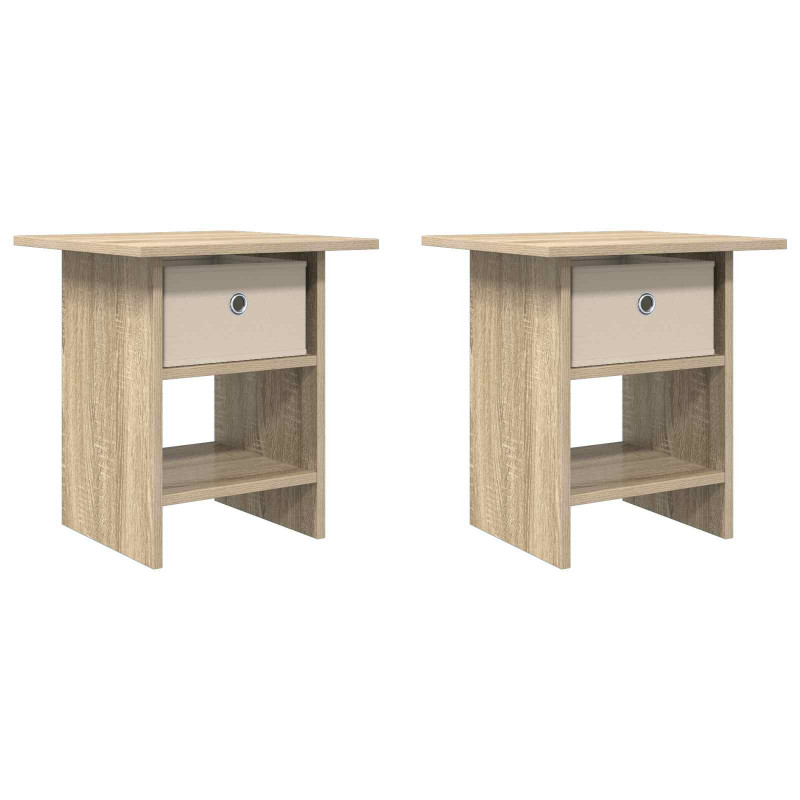 Stolik nocny z szufladą 2 pcs Dąb Sonoma 41 x 40 x 45 cm