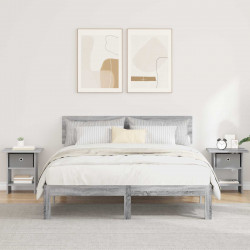Stolik nocny z szufladą 2 pcs Szary Sonoma 41 x 40 x 45 cm