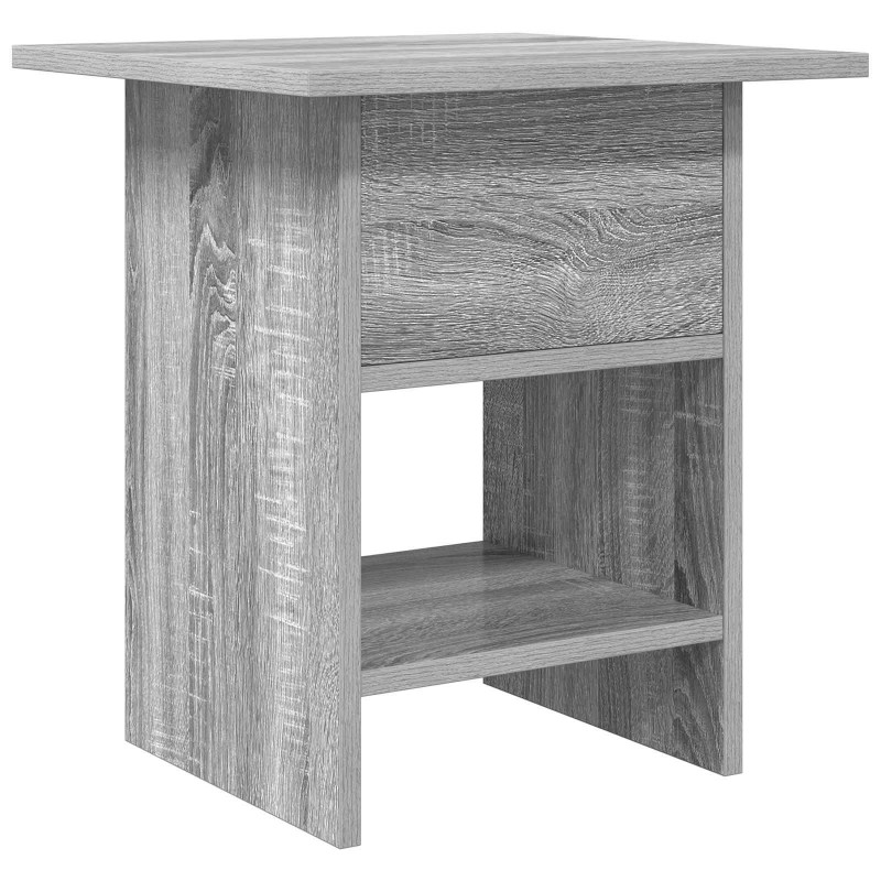 Stolik nocny z szufladą 2 pcs Szary Sonoma 41 x 40 x 45 cm
