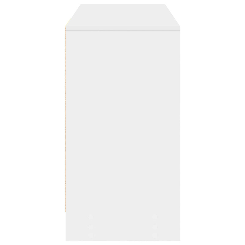 Biurko z półką Biały 100 x 40 x 75 cm Materiał drewnopochodny