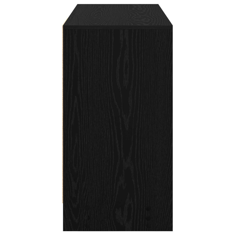 Biurko Czarny Dąb 100 x 40 x 75 cm Materiał drewnopochodny