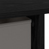 Biurko Czarny Dąb 100 x 40 x 75 cm Materiał drewnopochodny