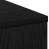 Biurko Czarny Dąb 100 x 40 x 75 cm Materiał drewnopochodny